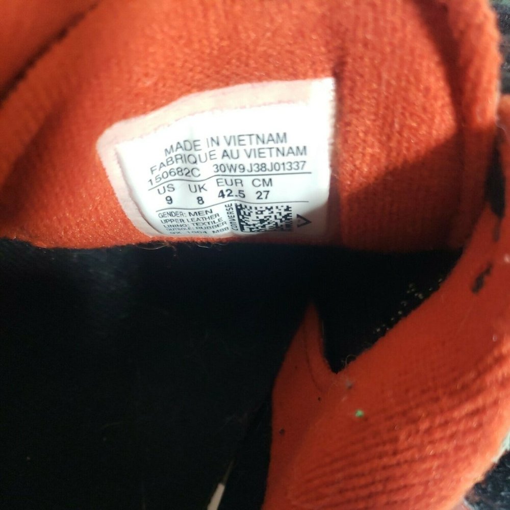 Converse Cons 150682C Green Orange Athletic Skate - Picture 8 of 8